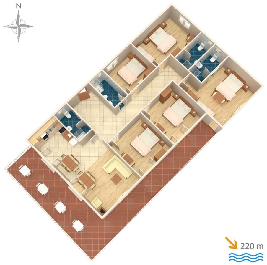 Apartments With A Parking Space Kastel Stafilic, Kastela - 5219 Esterno foto